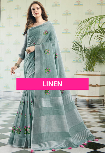 Linen Sarees